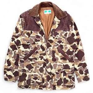 True Vintage 70s Game Winner Sportswear Duck Camo Camouflage Coat Jacket Hunting